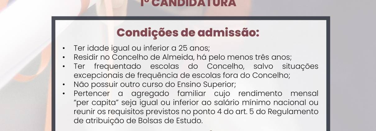 Bolsa De Estudo 1 Candidatura Frente