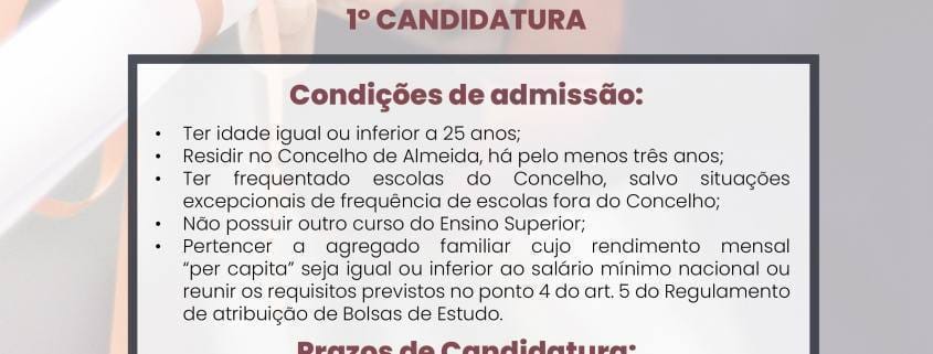 Bolsa De Estudo 1 Candidatura Frente