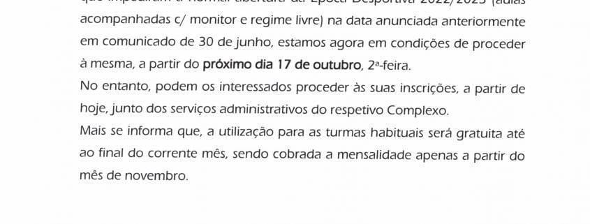 Comunicado De 14 Out