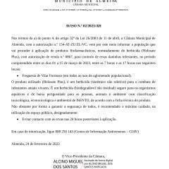 Aviso N 02 2023 Herbicida