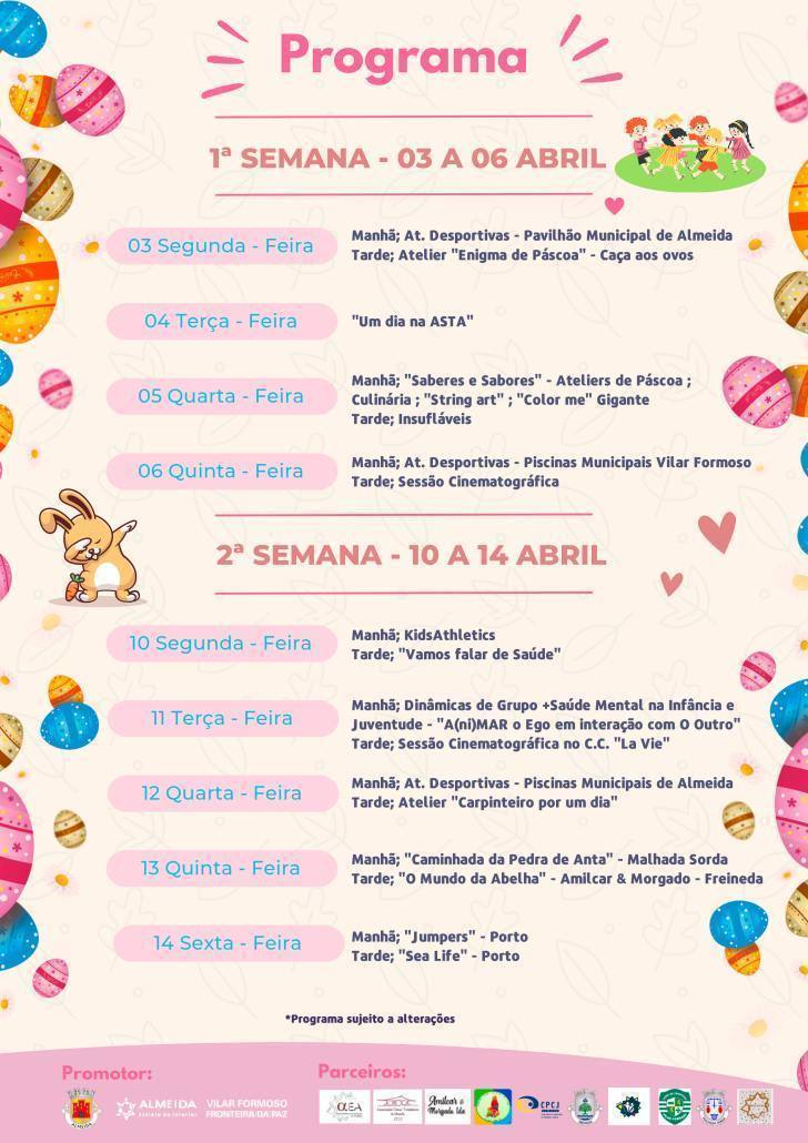 Férias Municipais PÁscoa 2023 Cartaz E Programa 2