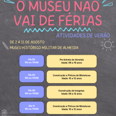 Cartaz O Museu Não Vai De Férias