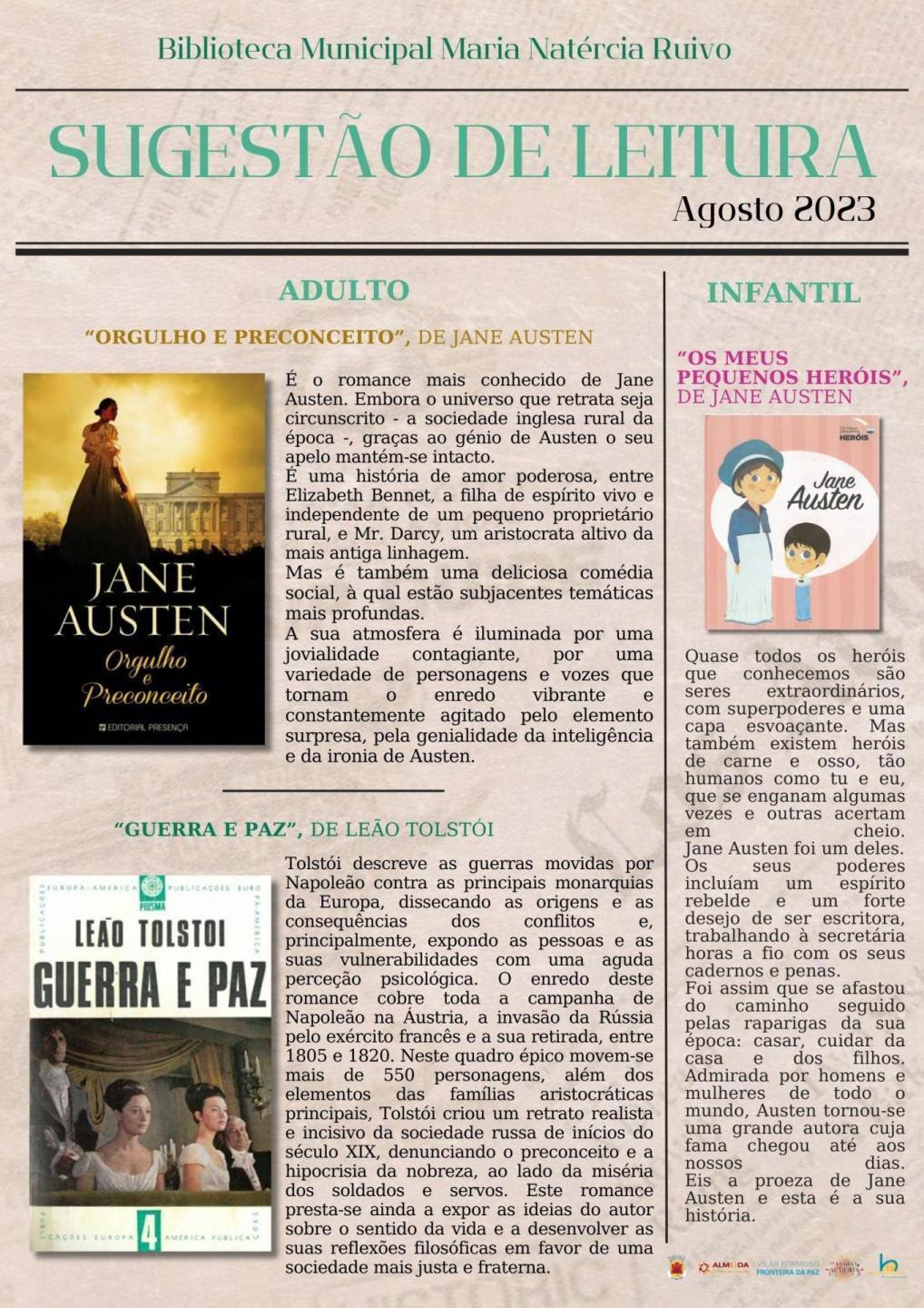 Sugestão L. Agosto 2023