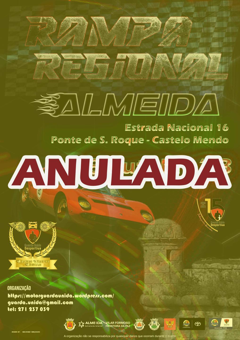 Cartaz Rampa De Almeida 2023 Anulada