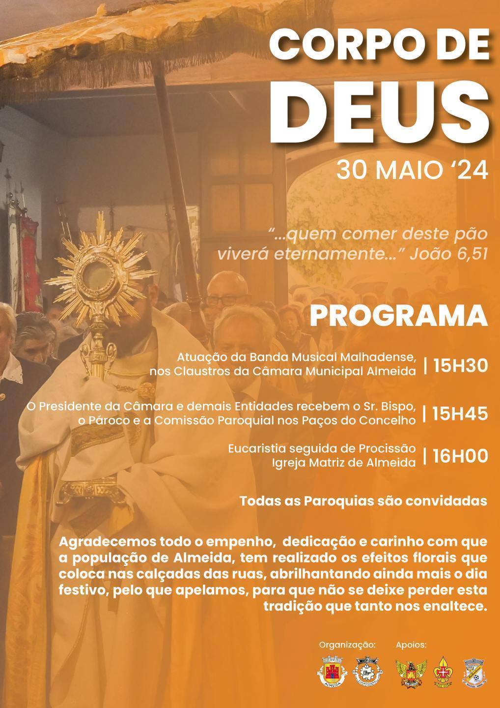 Corpo De Deus Cartaz 2024 Cartaz 2 Cópia 3