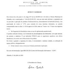 Aviso N 42 2024 Herbicida