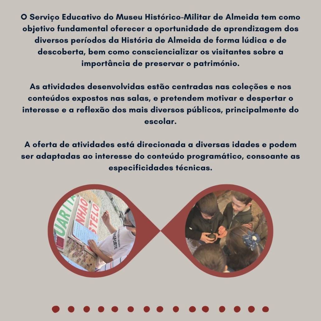 Serviço Educativo 2025 | Museu Histórico-Militar de Almeida