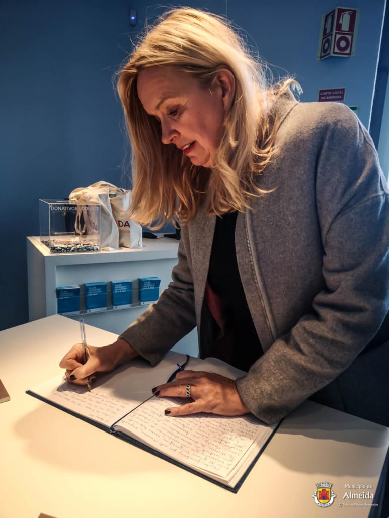 Embaixadora da Suécia de visita ao Vilar Formoso Fronteira da Paz