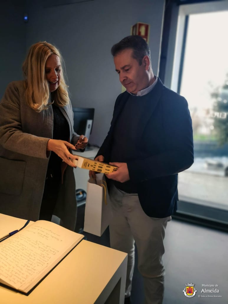 Embaixadora da Suécia de visita ao Vilar Formoso Fronteira da Paz