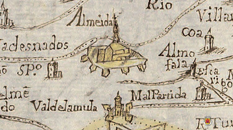 004 – “Descripción para reconocer el terreno de la Concepción de Osuna” (pormenor). Ref.: Archivo General de Simancas, Valladolid. Mapas, Planos y Dibujos: 28-060.
