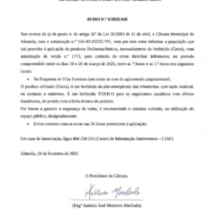 Aviso N 8 2025 Herbicida