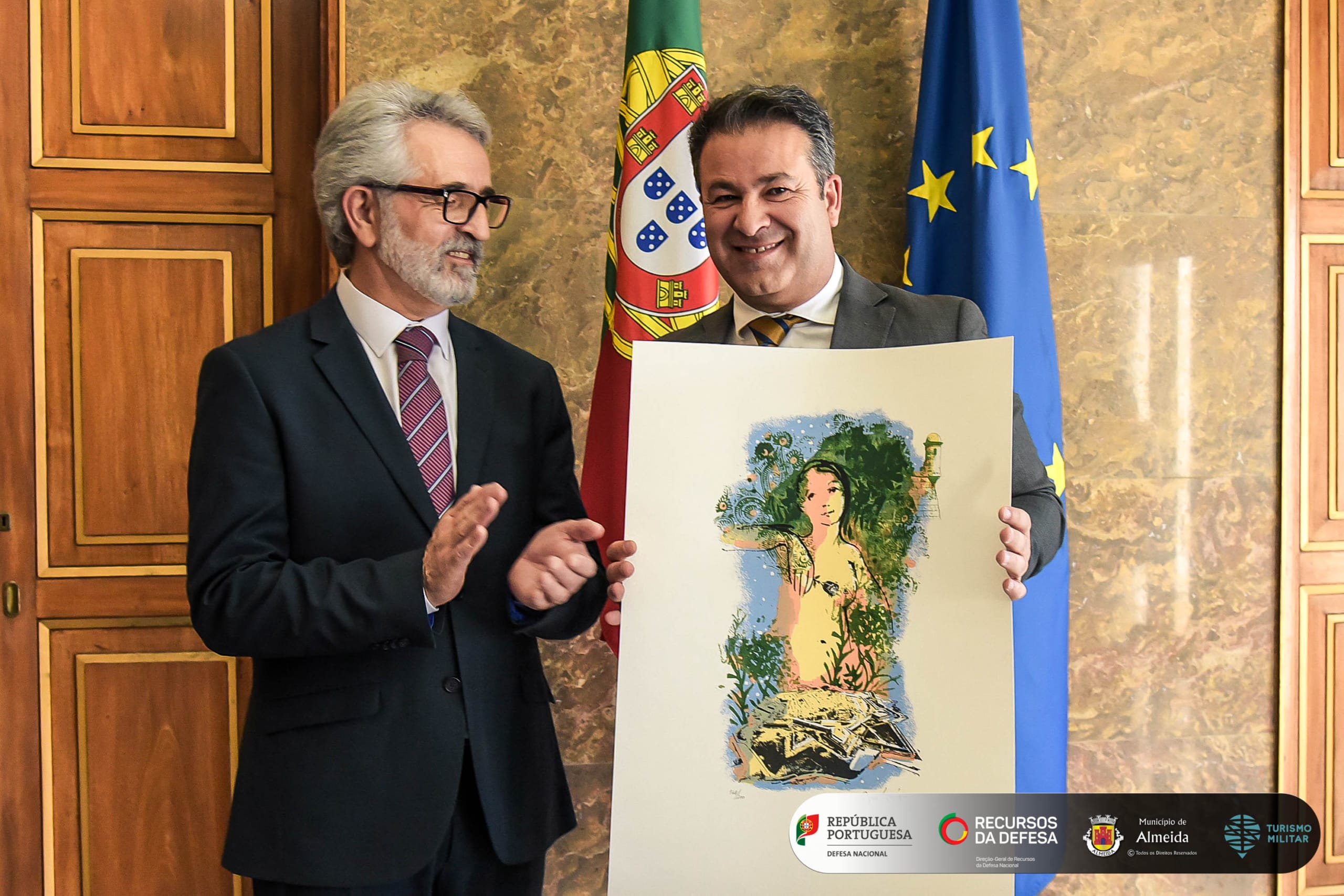 Assinatura de Protocolo de Cooperação entre a Câmara Municipal de Almeida e a Direção-Geral de Recursos da Defesa Nacional/ Apresentação da Itinerância da Exposição “Fardas e Figuras” (20 de maio 2025)