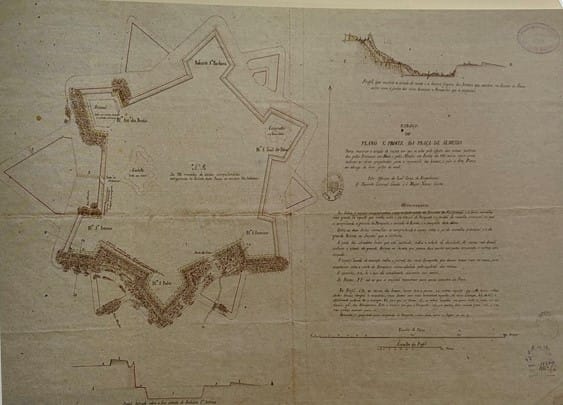 1 Esboços Dos Planos E Profiz Da Praça De Almeida