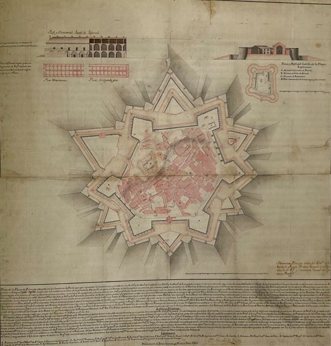 2 Plano De Plaza De Almeida Situada En La Comarca De Pinel