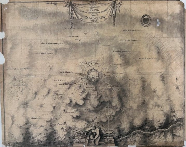 4 Carte De La Situation De La Ville D D´almeyda, 1766