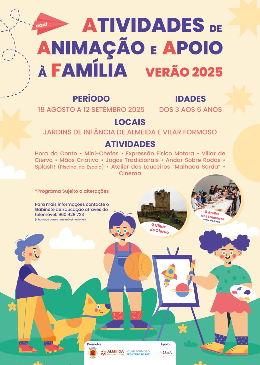 𝗔𝘁𝗶𝘃𝗶𝗱𝗮𝗱𝗲𝘀 𝗱𝗲 𝗔𝗻𝗶𝗺𝗮𝗰̧𝗮̃𝗼 𝗲 𝗔𝗽𝗼𝗶𝗼 𝗮̀ 𝗙𝗮𝗺𝗶́𝗹𝗶𝗮 - 𝗔𝗔𝗔𝗙