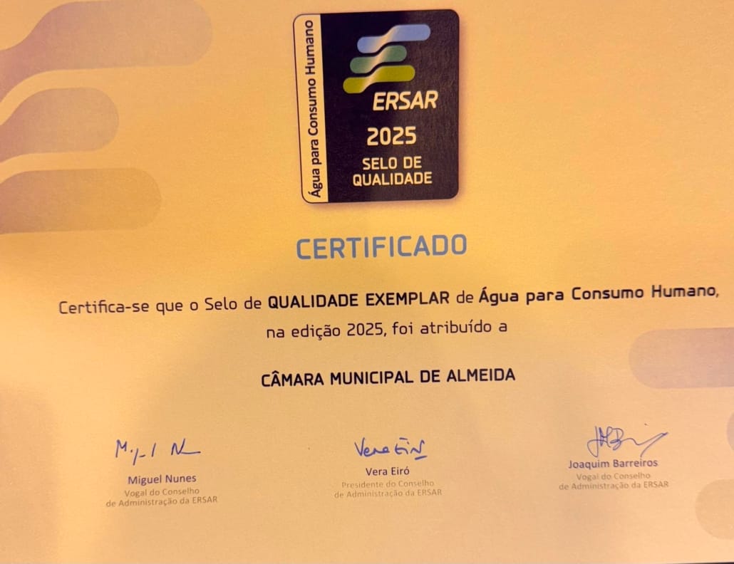 Selo de Qualidade Exemplar de Água