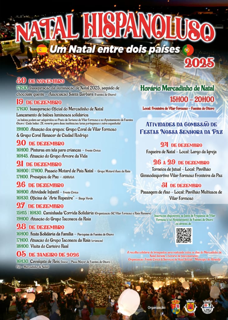 Cartel Navidad Hispanolusa Portugues