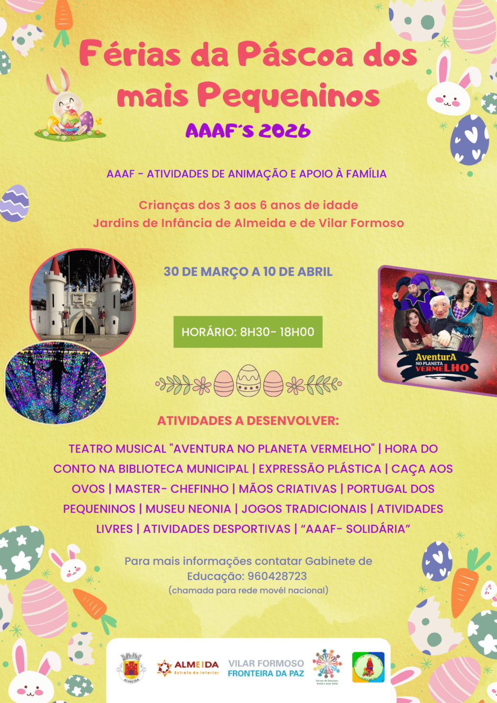 Feliz Pascoa Rosa Cartaz