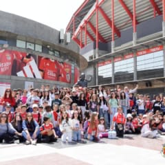 atividades no Estádio do Sport Lisboa e Benfica