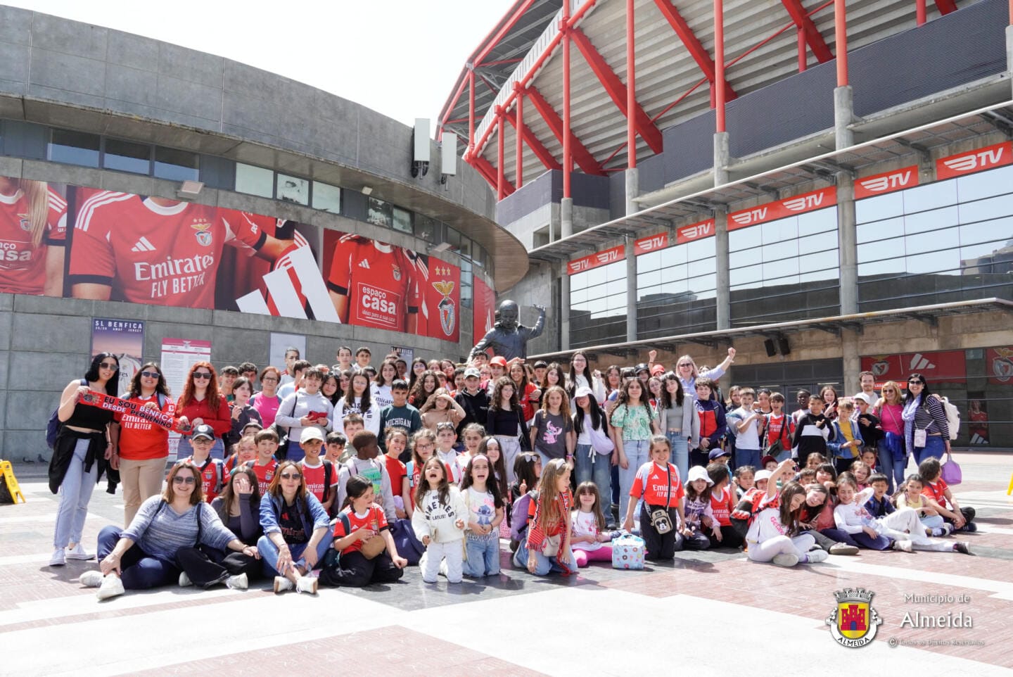 atividades no Estádio do Sport Lisboa e Benfica