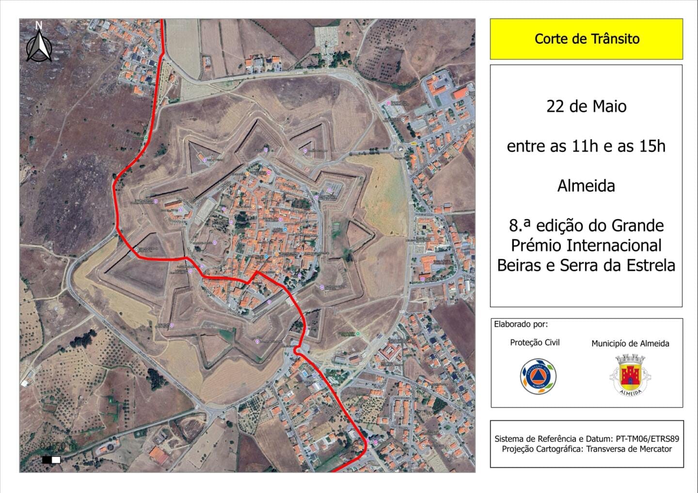 Mapa Grandre Premio Cimbse