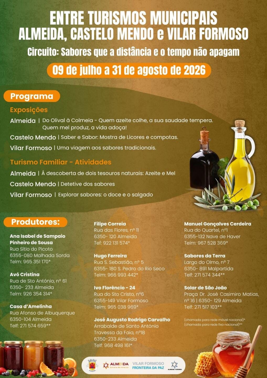 Entre Turismos Municipais Almeida, Castelo Mendo E Vilar Formoso